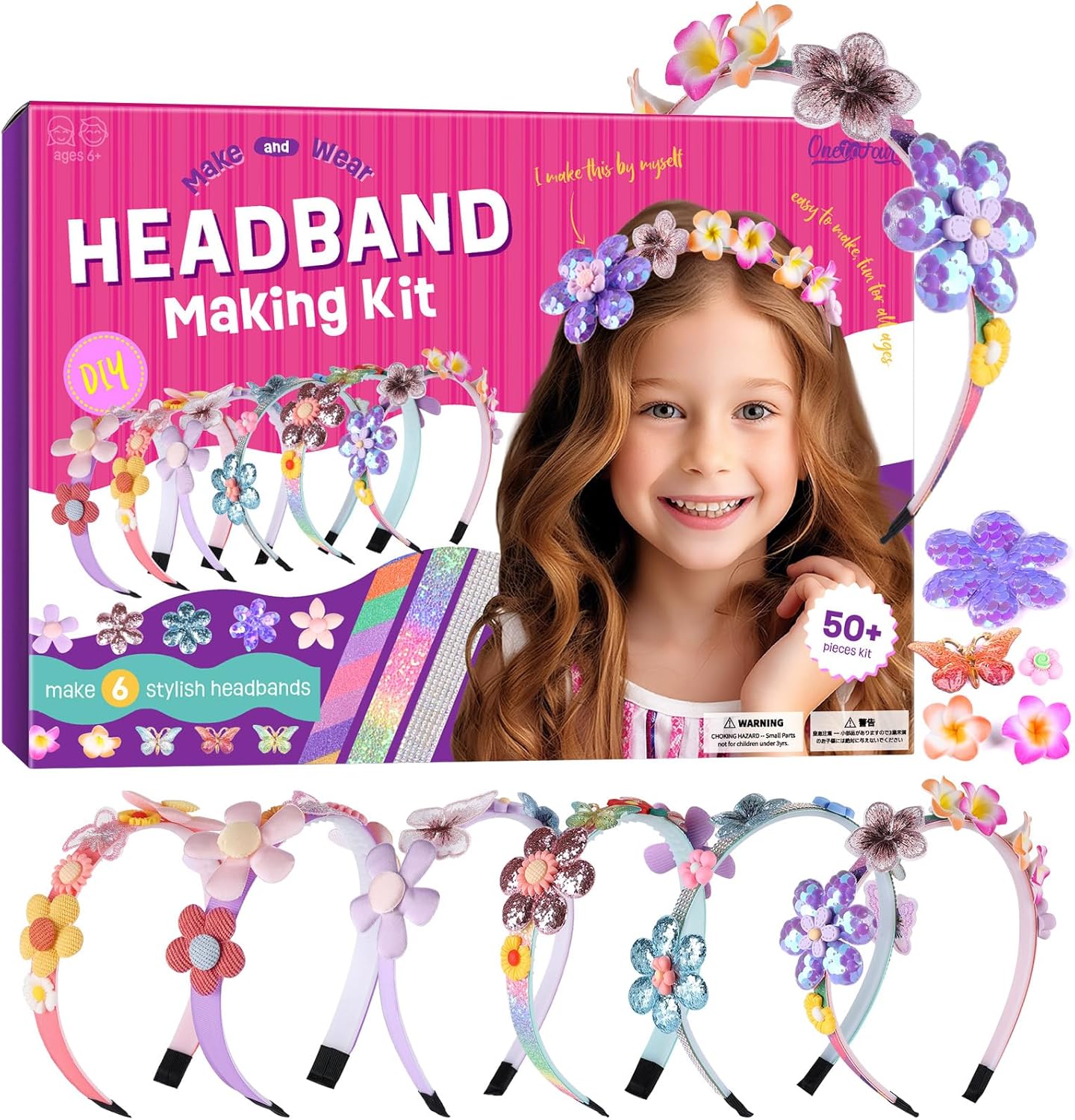 DIY Headband Making Kit — Fun Hair Accessories for Girls (Ages 5–12)
