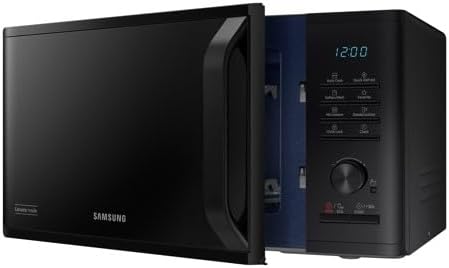 Samsung 23L Microwave – Black, 800W, Ceramic Interior, Touch & Dial