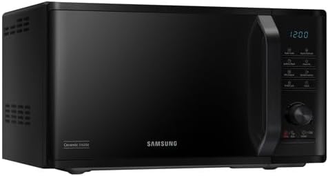 Samsung 23L Microwave – Black, 800W, Ceramic Interior, Touch & Dial