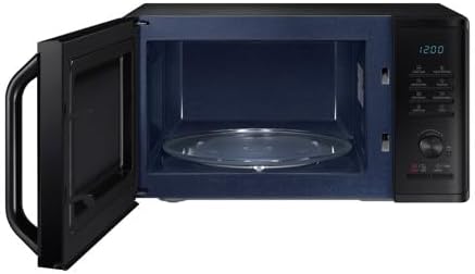 Samsung 23L Microwave – Black, 800W, Ceramic Interior, Touch & Dial