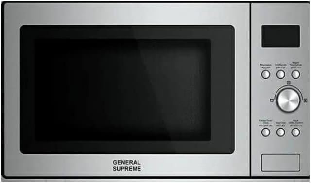 General Supreme Microwave with Grill 28L – 900W Stainless Steel