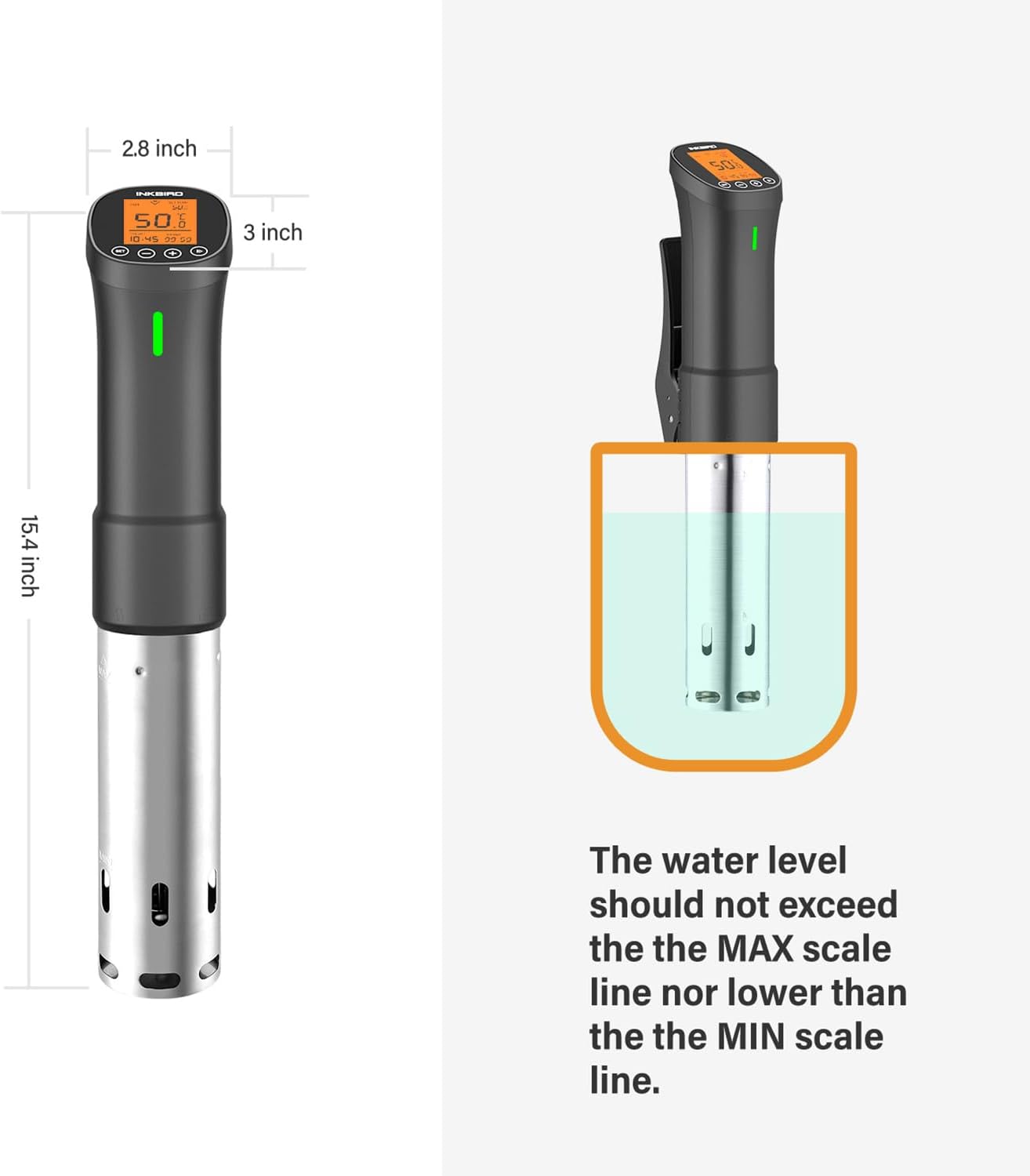 INKBIRD ISV-200W Sous Vide Cooker Wi-Fi 1000W