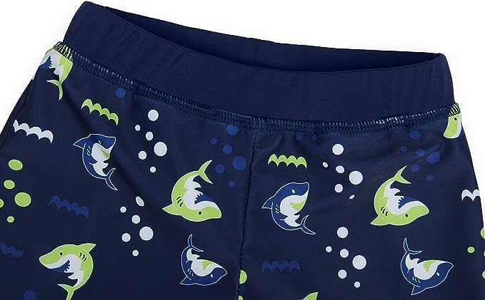 Toddler Boys UV 50+ Swim Set with Hat & Bag