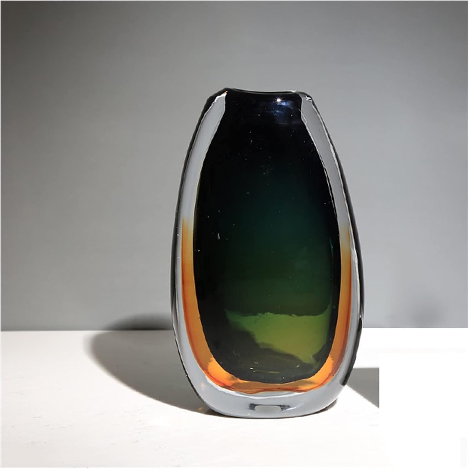 Luxury Glass Flower Vase — Large Decorative Piece for Home & Hotel