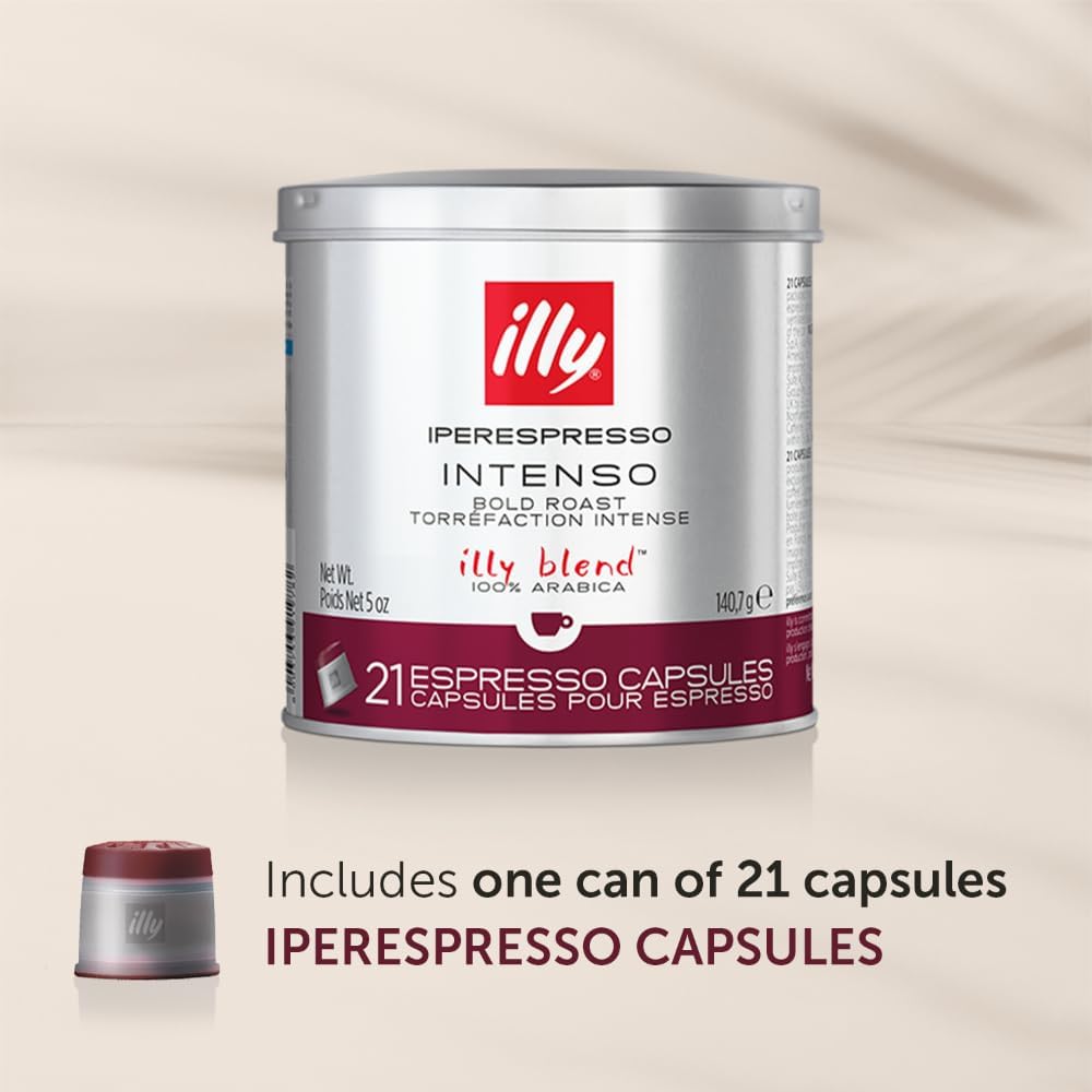 illy Dark Roast Ground Coffee Capsules, 140.7g