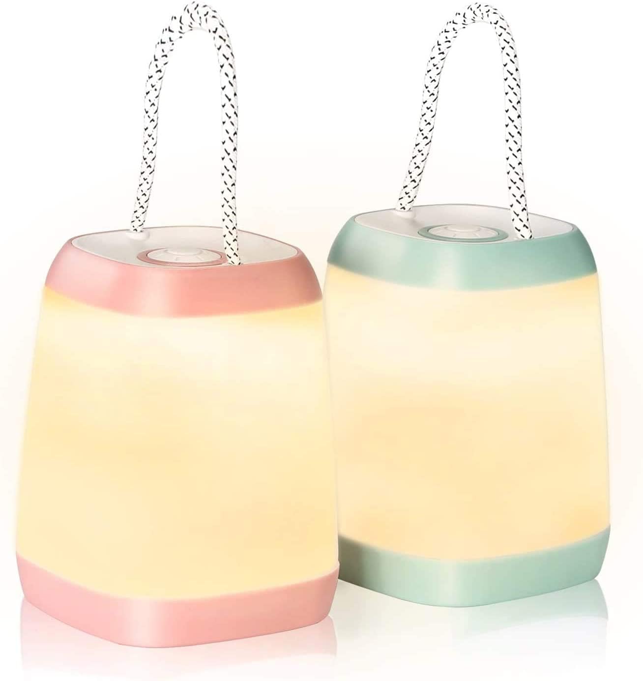 Azuni Kids Night Light with Clock — LED Portable Lamp