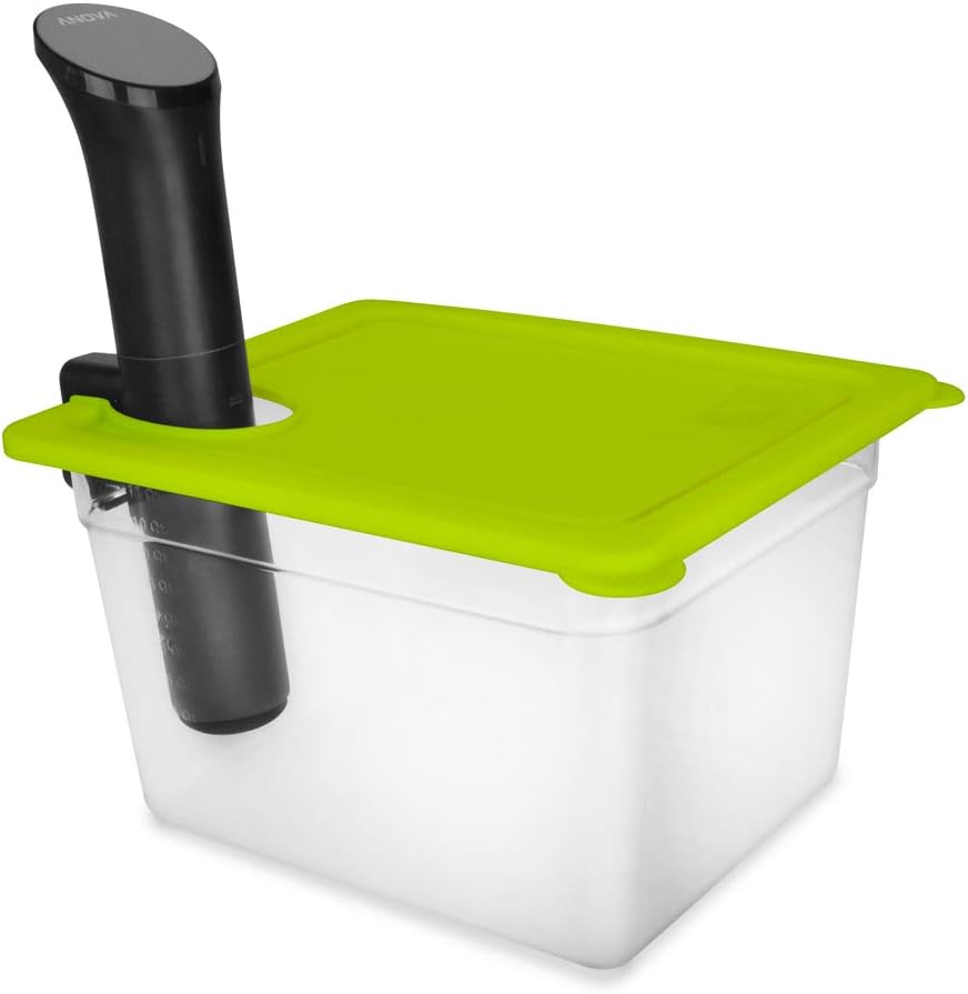 EVERIE 12-Quart Sous Vide Container with Silicone Lid and Rack