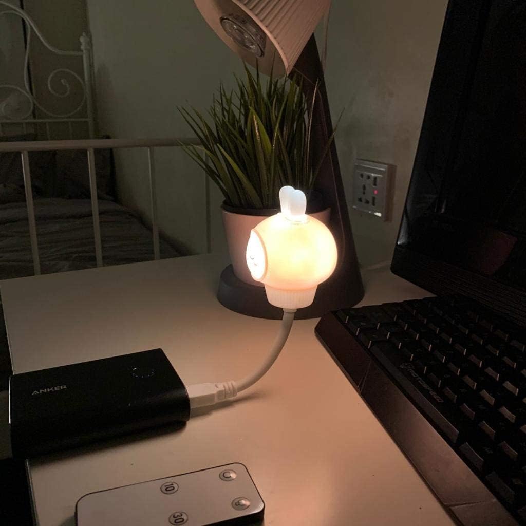USB Night Light with Remote — Adjustable & Safe for Kids