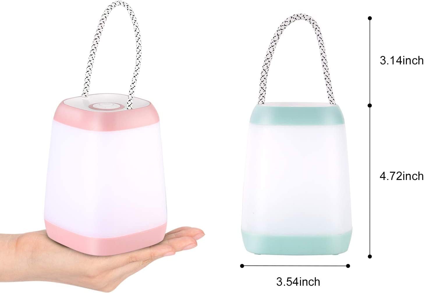 Azuni Kids Night Light with Clock — LED Portable Lamp