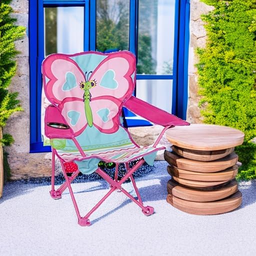 Melissa & Doug Cutie Pie Butterfly Camping Chair — Pink