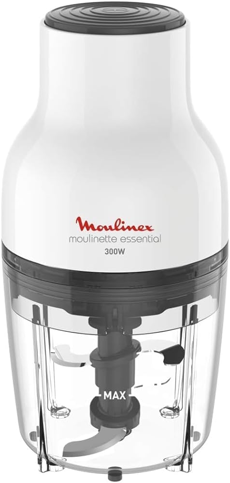 Moulinex Mini Chopper — 300W, 400ml, White/Black