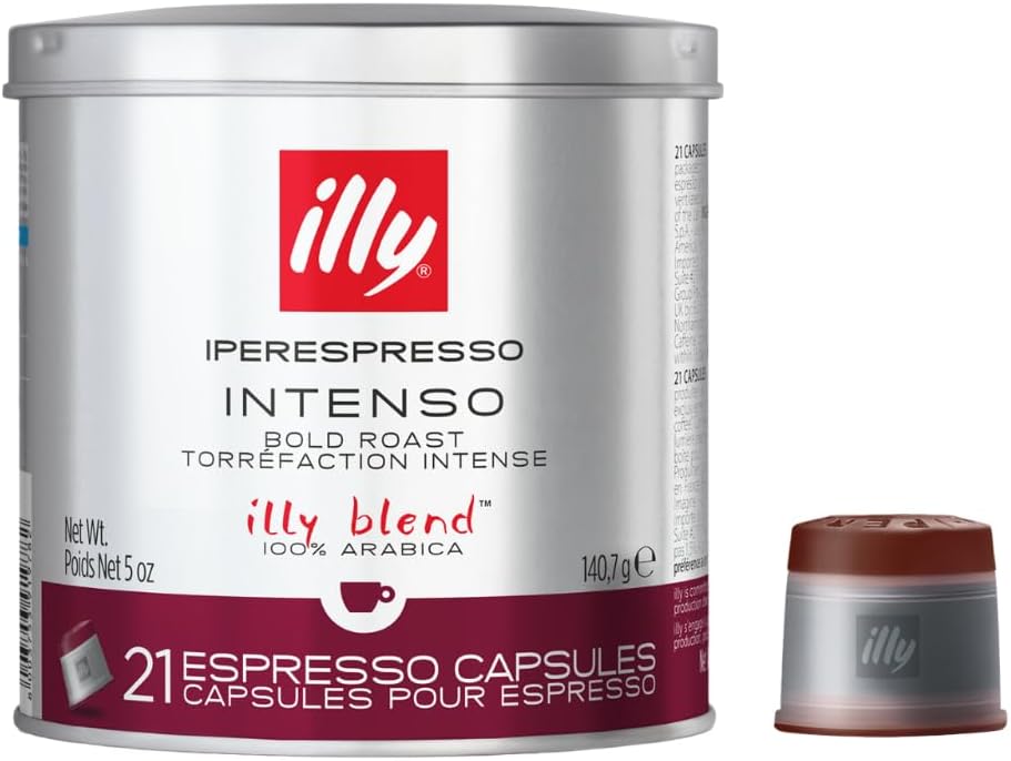 illy Dark Roast Ground Coffee Capsules, 140.7g
