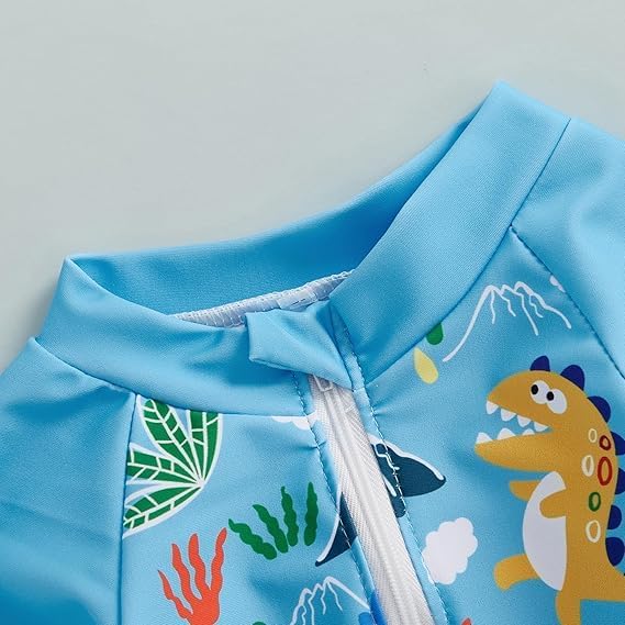 Toddler One-Piece UV 50+ Swimsuit with Hat