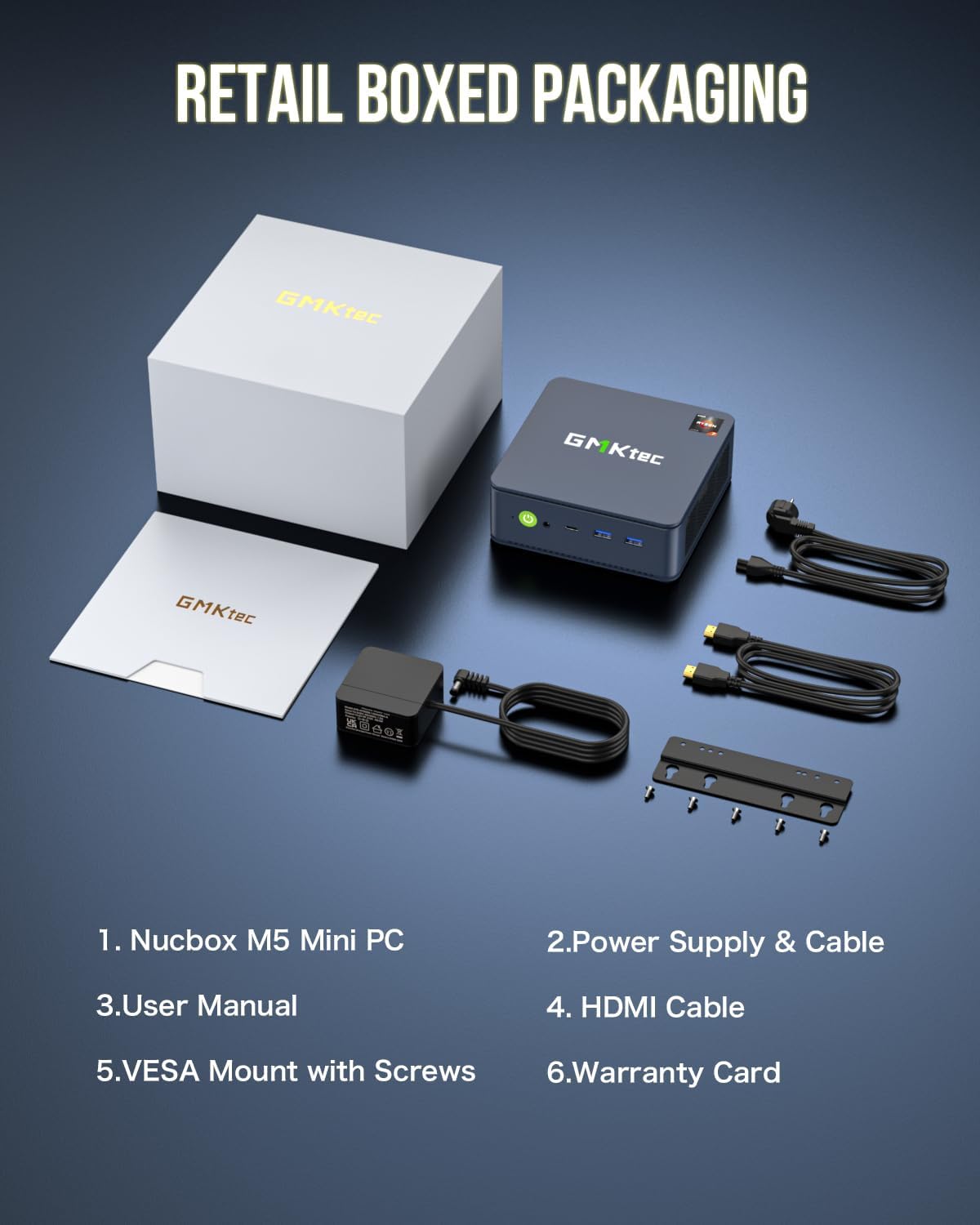 GMKtec M5 Plus Mini PC Ryzen 7 5825U