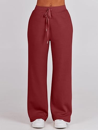 Enrabess Women's 2-Piece Lounge Set — Half-Zip Sweatshirt & Wide-Leg Pants