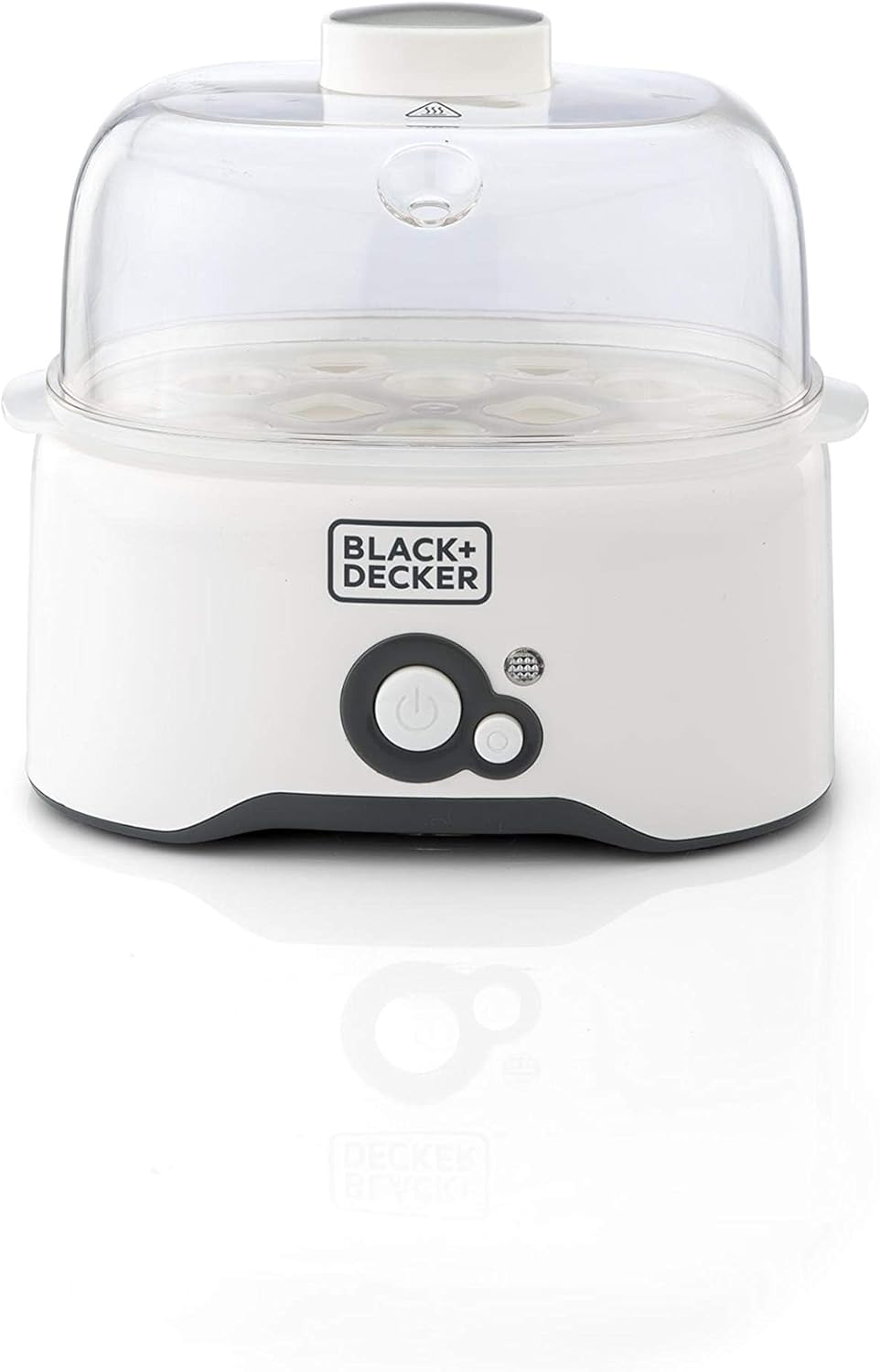 Black+Decker Egg Cooker — 6 Eggs, White