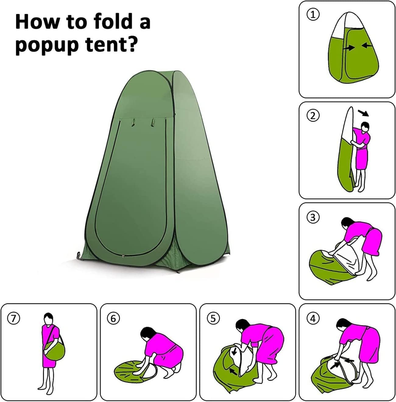 Sky Touch Pop-Up Changing Tent — Portable Shower & Privacy Tent