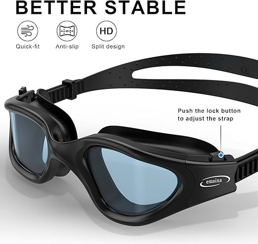 Esena Kids Swim Goggles — Ages 3–10, Boys & Girls