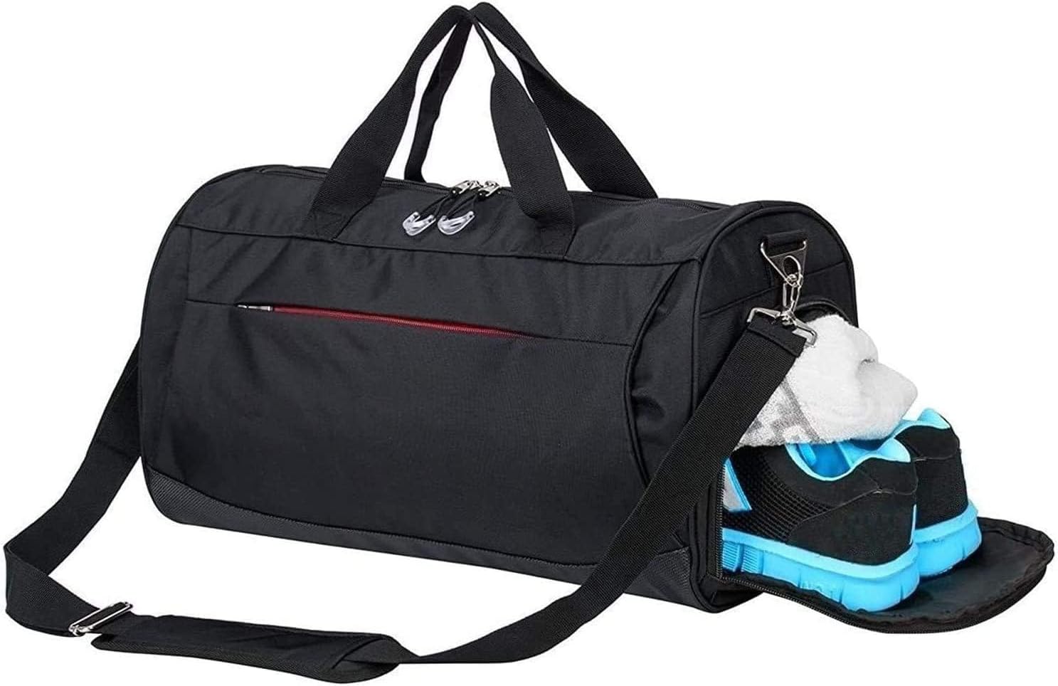 Ousian Gym Duffel Bag with Shoe Compartment