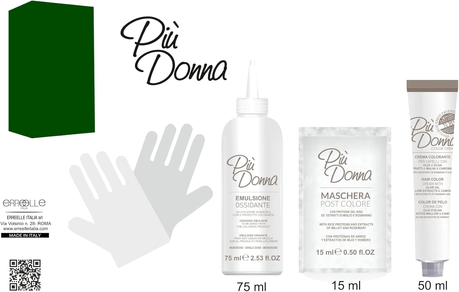 Eriel Bio Donna Hair Color — Dark Golden Blonde 630
