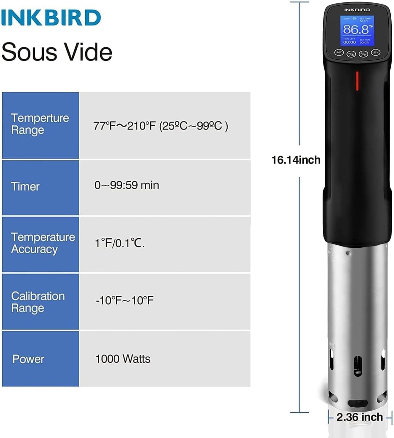 INKBIRD Sous Vide Wi-Fi Starter Kit