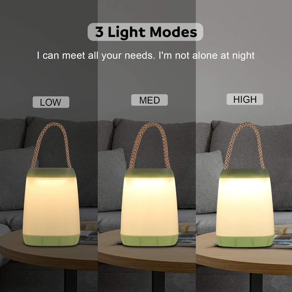Azuni Kids Night Light with Clock — LED Portable Lamp