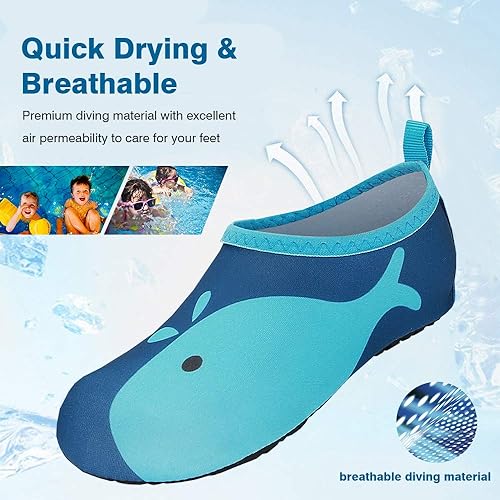 JOTO Kids Water Socks for Beach and Pool