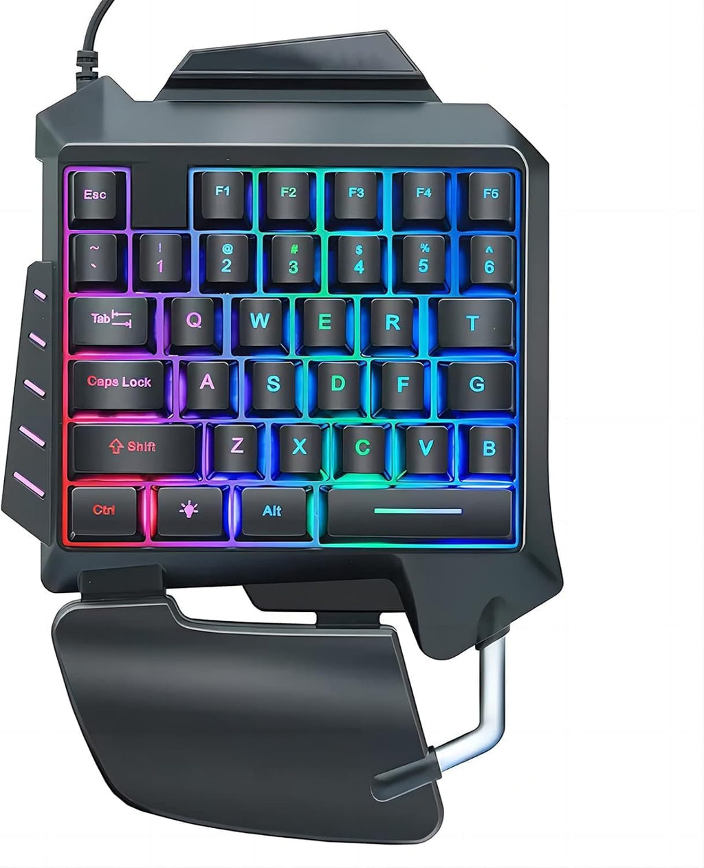 Talenxia One-Handed Gaming Keyboard with RGB Backlight