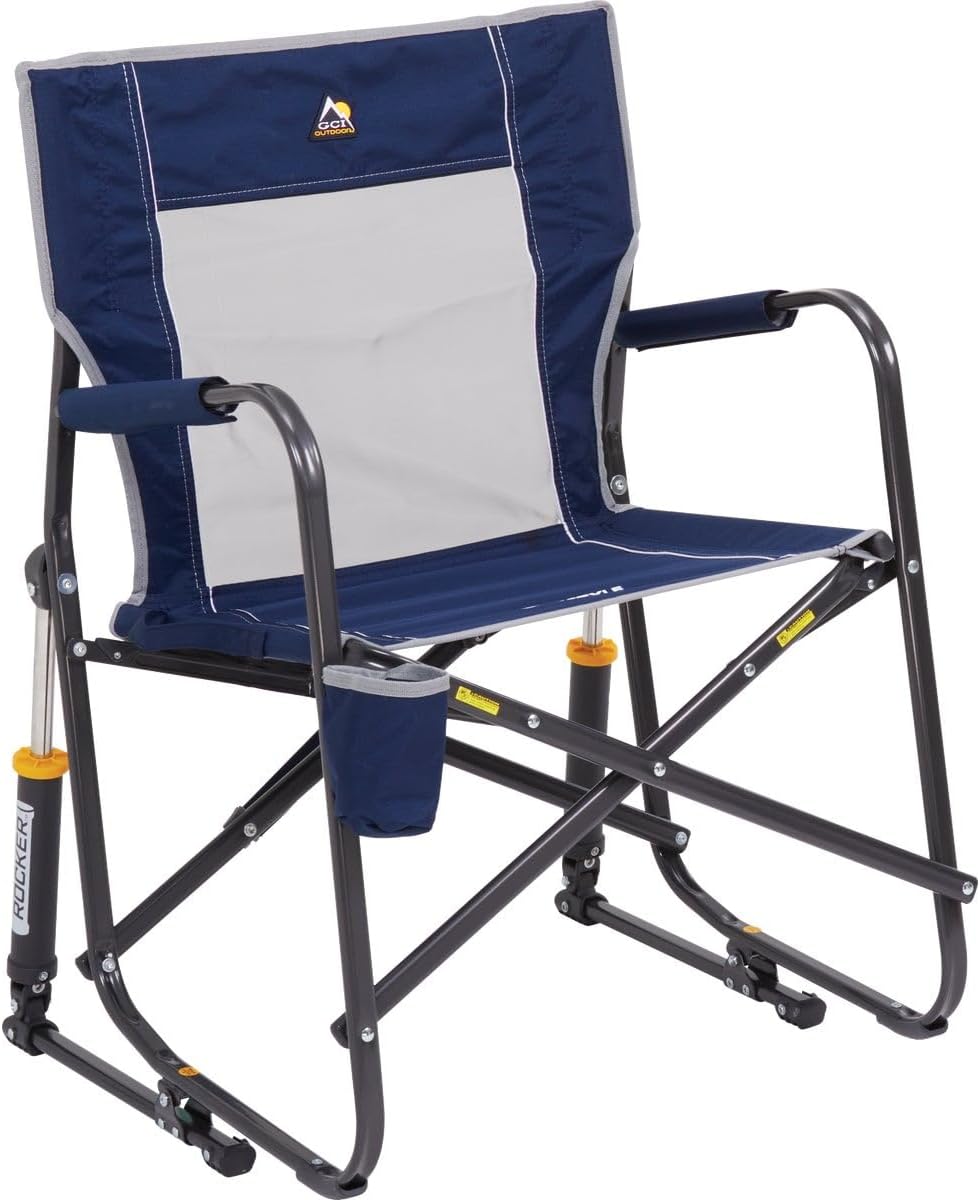 GCI Outdoor Freestyle Rocker Chair — Portable & Foldable, Steel Frame
