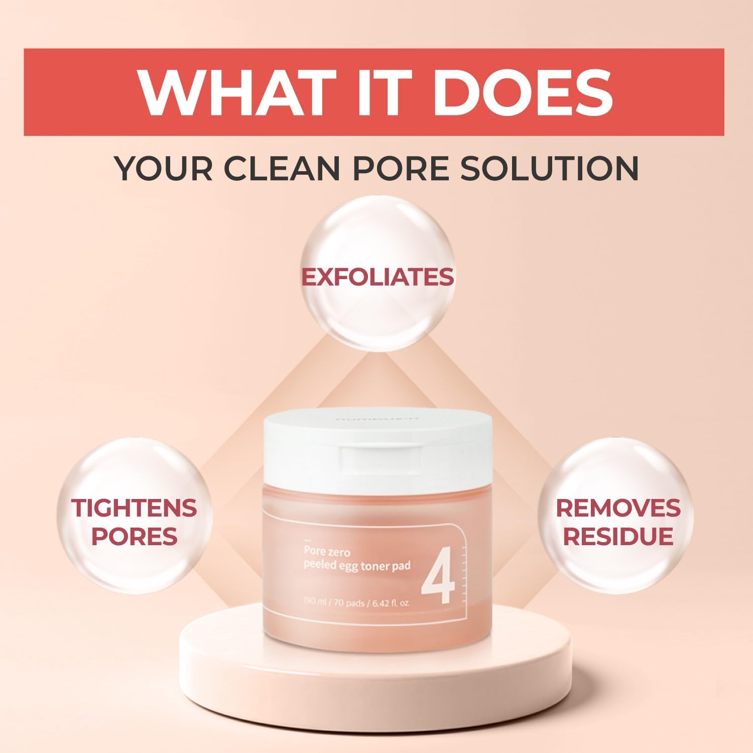 Numbuzin No.4 Pore Zero Peeling Pads