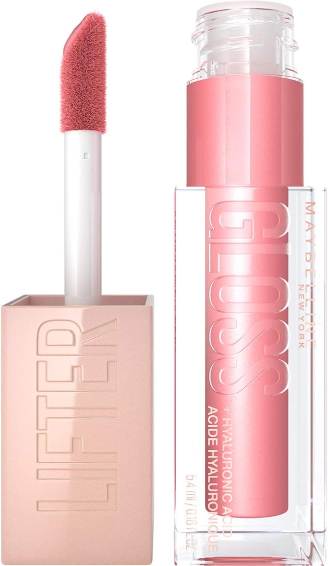Maybelline Lifter Gloss — Hydrating Lip Plumper with Hyaluronic Acid, Shade 004 Silk