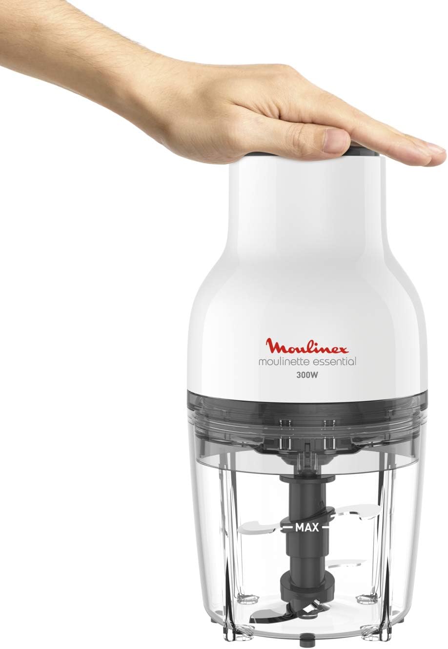 Moulinex Mini Chopper — 300W, 400ml, White/Black