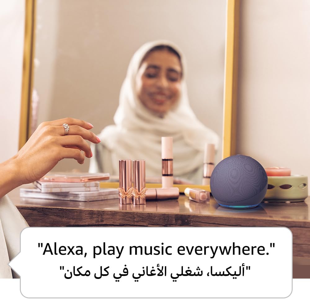 Echo Dot (5th Gen) Smart Bluetooth Speaker with Alexa — Dark Gray