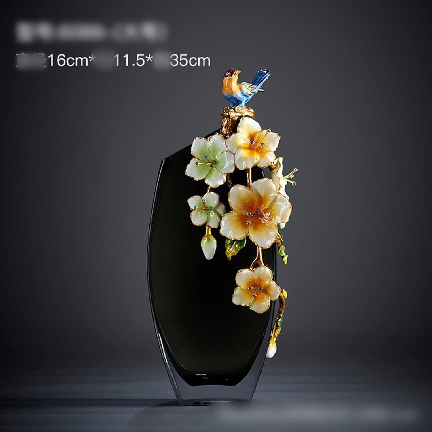 QBNZAXC Large Glass Vase — Modern Minimalist Design, Dining & Living Room Decor