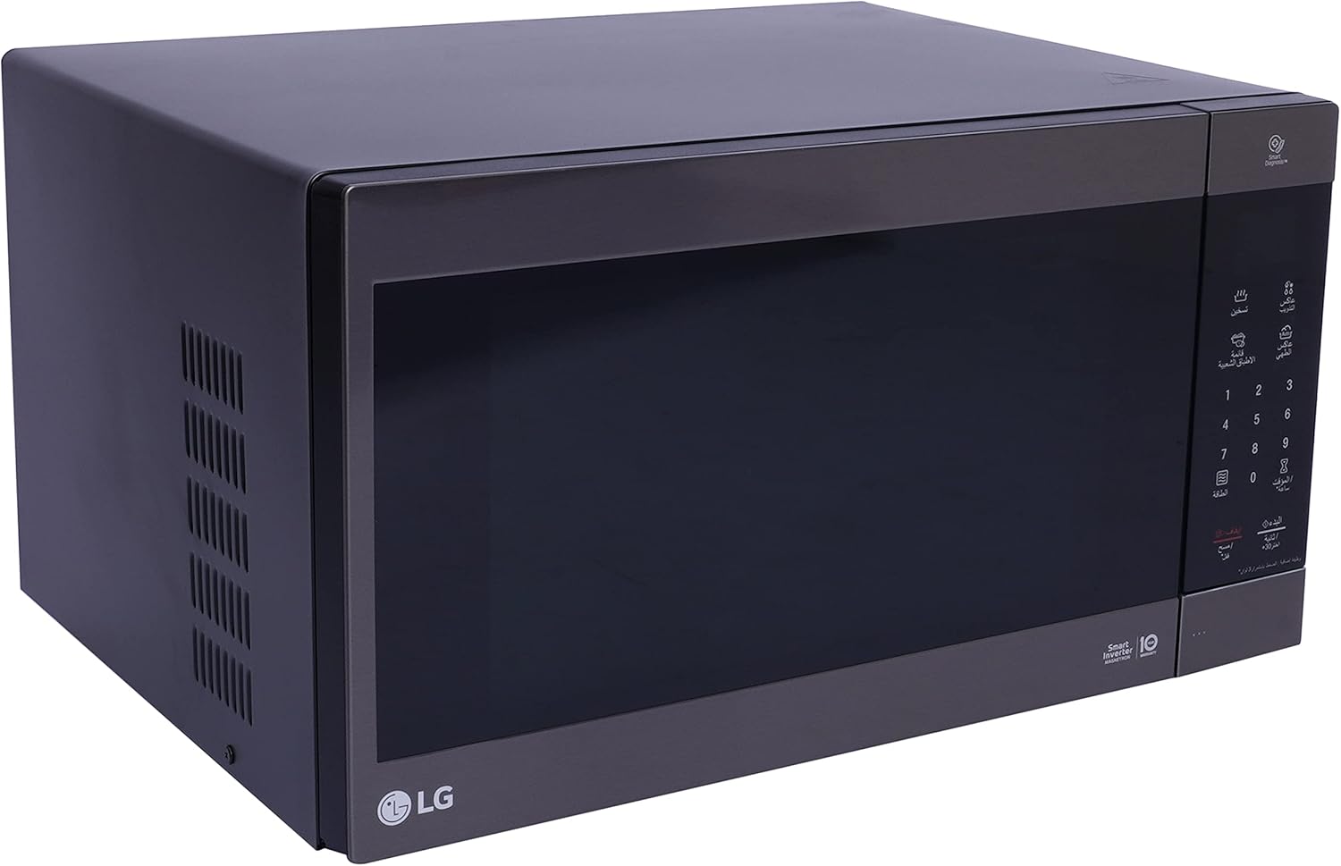 LG Microwave Oven MS5696HIT – Black Steel