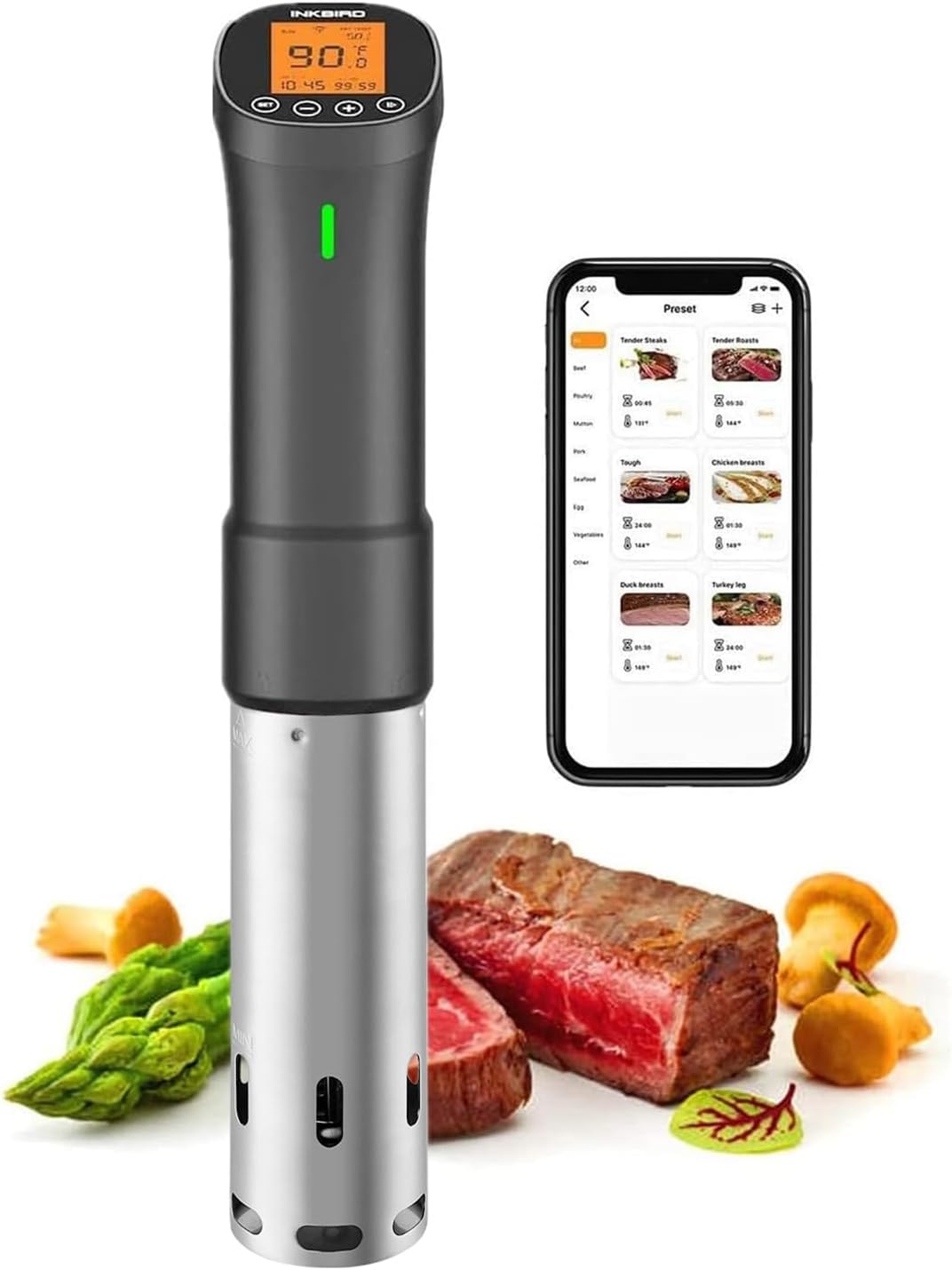 INKBIRD ISV-200W Sous Vide Cooker Wi-Fi 1000W