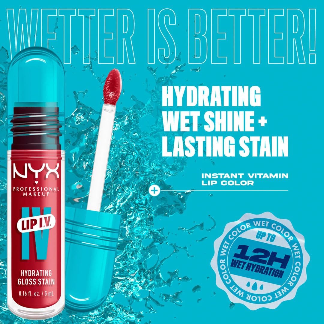 NYX Professional Makeup Fat Oil Lip Drip — Bubblegum Burst, 12H Hydration