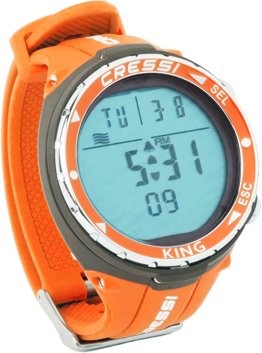 Cressi King Free Diving Watch — Depth Gauge, Dive Log, Long Battery