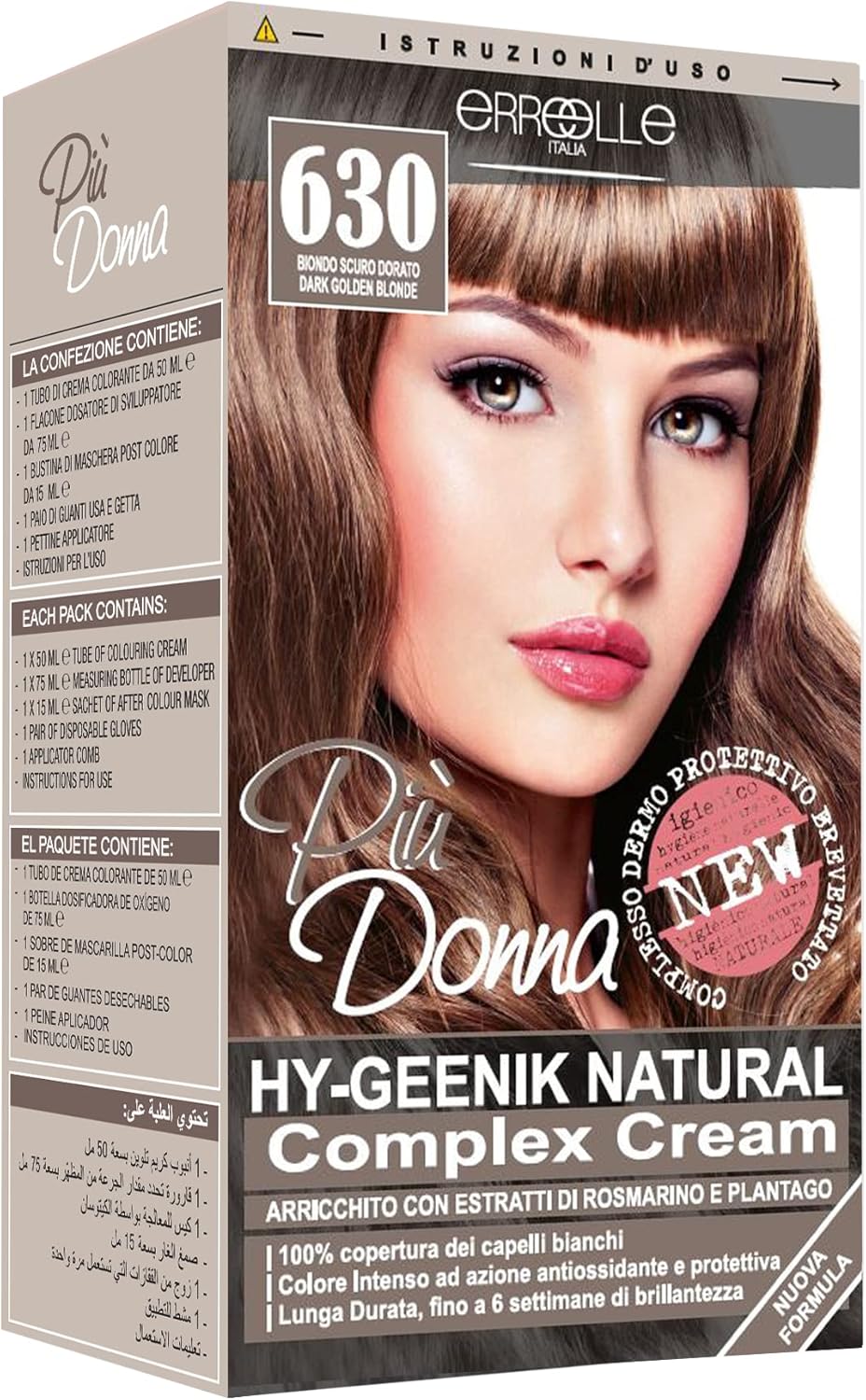 Eriel Bio Donna Hair Color — Dark Golden Blonde 630