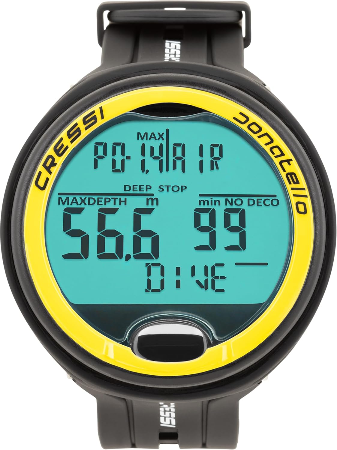 Cressi Donatello Dive Computer — 4 Modes, Long Battery, Backlit Display, Made in Italy