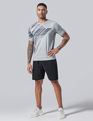 5-Pack Men's Quick-Dry Athletic T-Shirts — Short Sleeve, Gym & Running