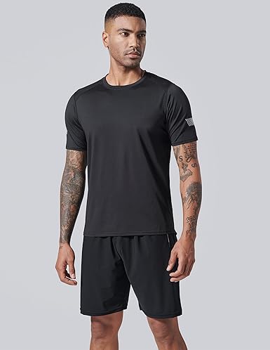 5-Pack Men's Quick-Dry Athletic T-Shirts — Short Sleeve, Gym & Running