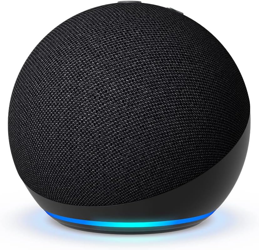 Echo Dot (5th Gen) Smart Bluetooth Speaker with Alexa — Dark Gray