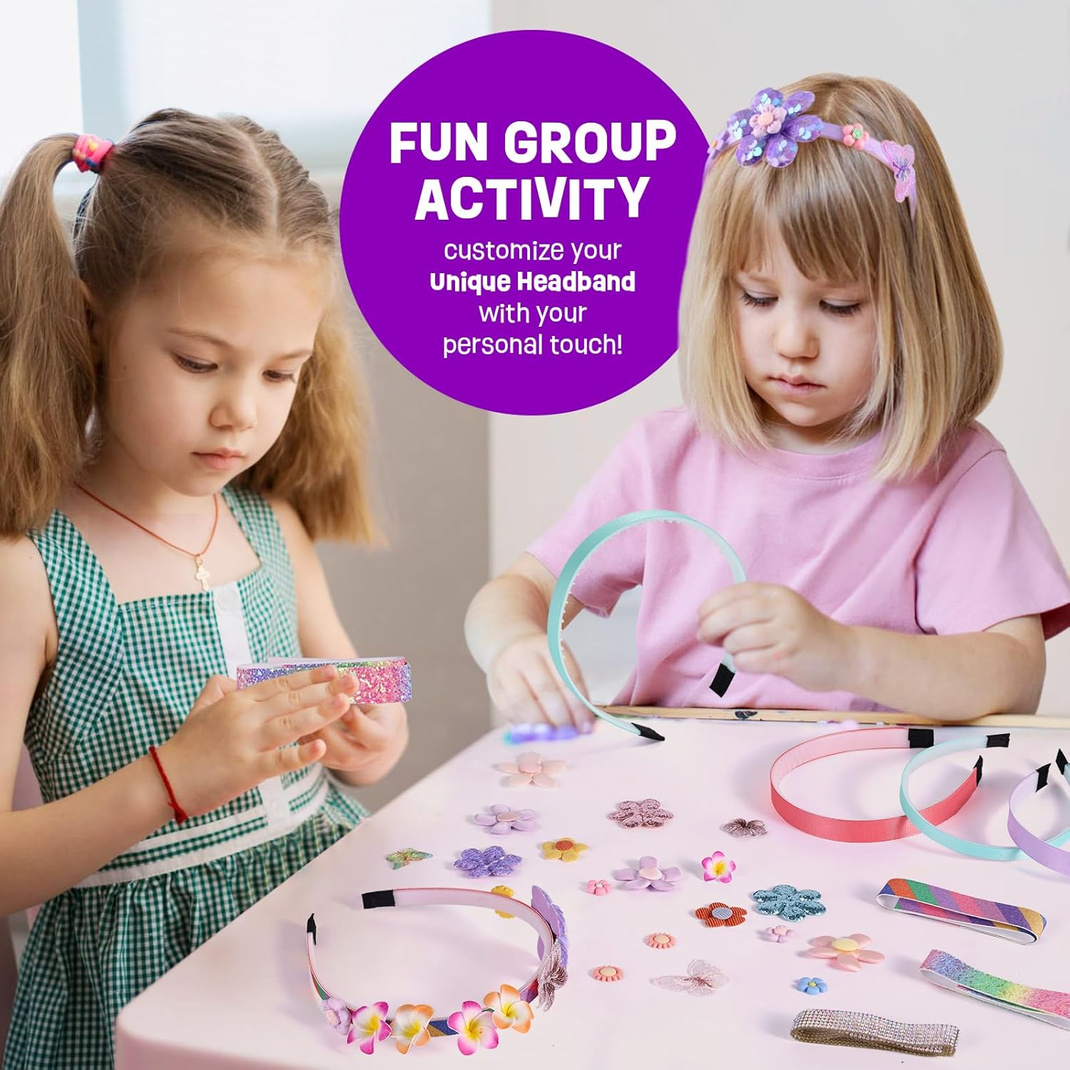 DIY Headband Making Kit — Fun Hair Accessories for Girls (Ages 5–12)