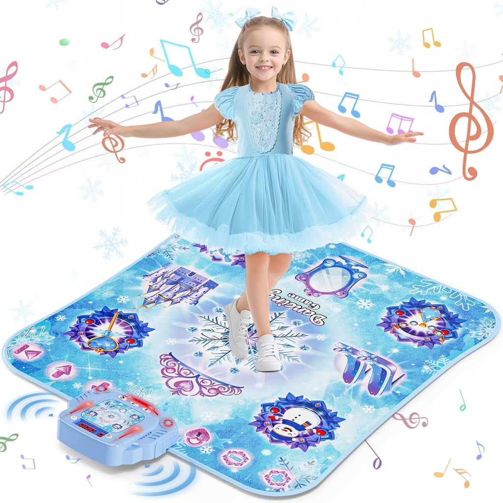 Frozen Dance Mat for Kids — Bluetooth, LED Lights & Music