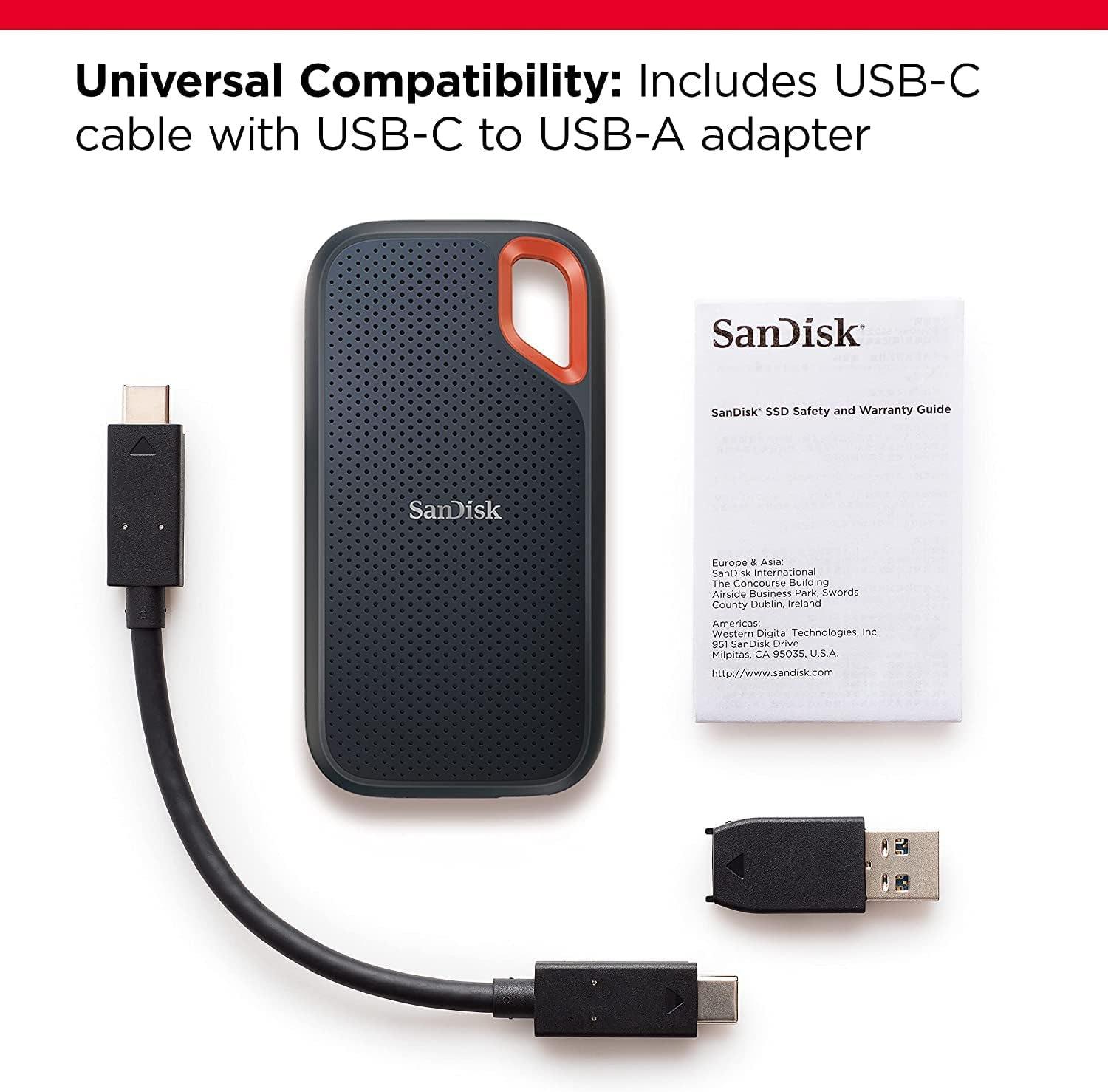 SanDisk Extreme Portable SSD 1TB — Fast & Durable