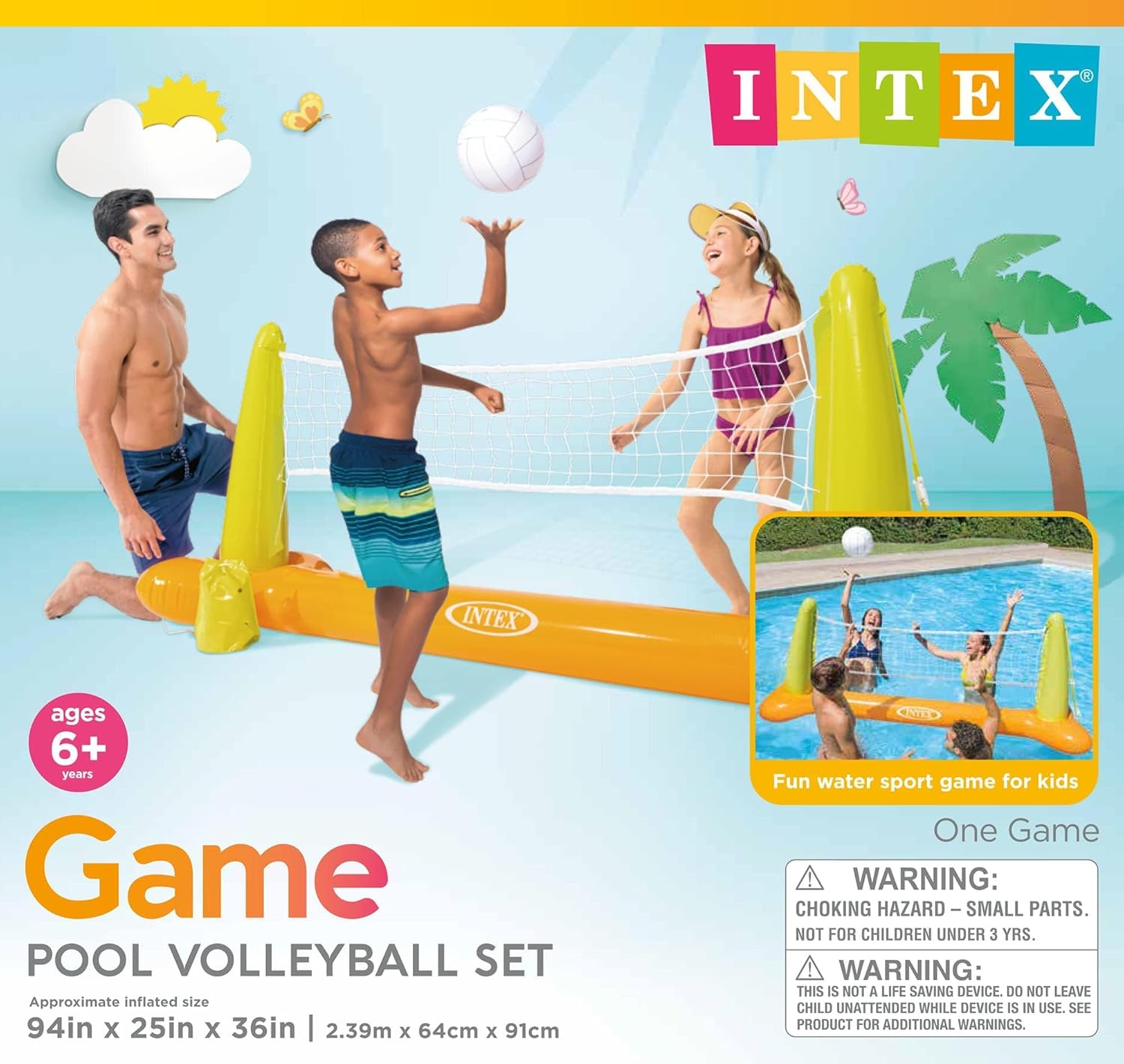 Intex Inflatable Water Volleyball Set