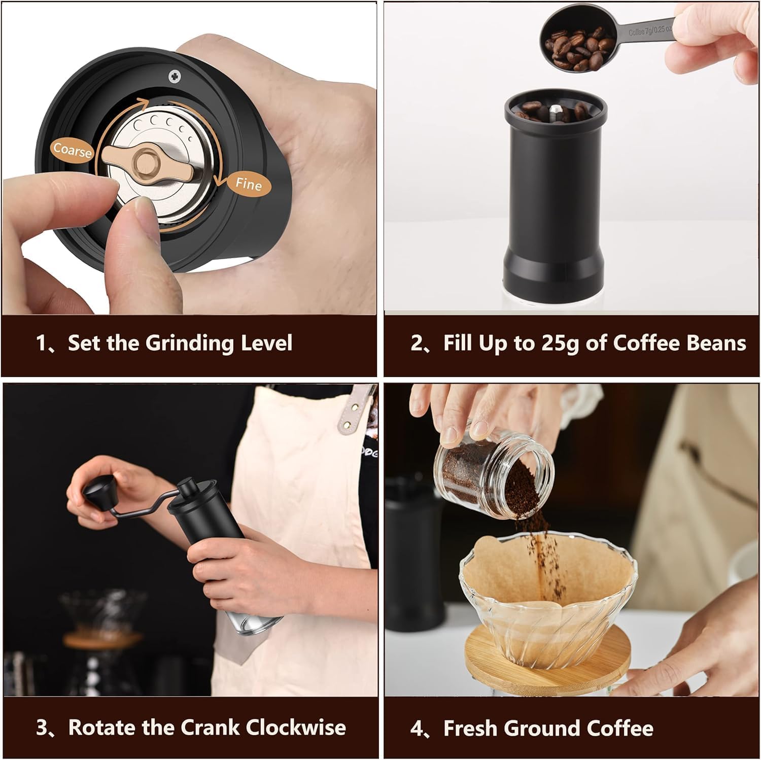 Portable V60 Pour Over Coffee Maker Set by Gevi