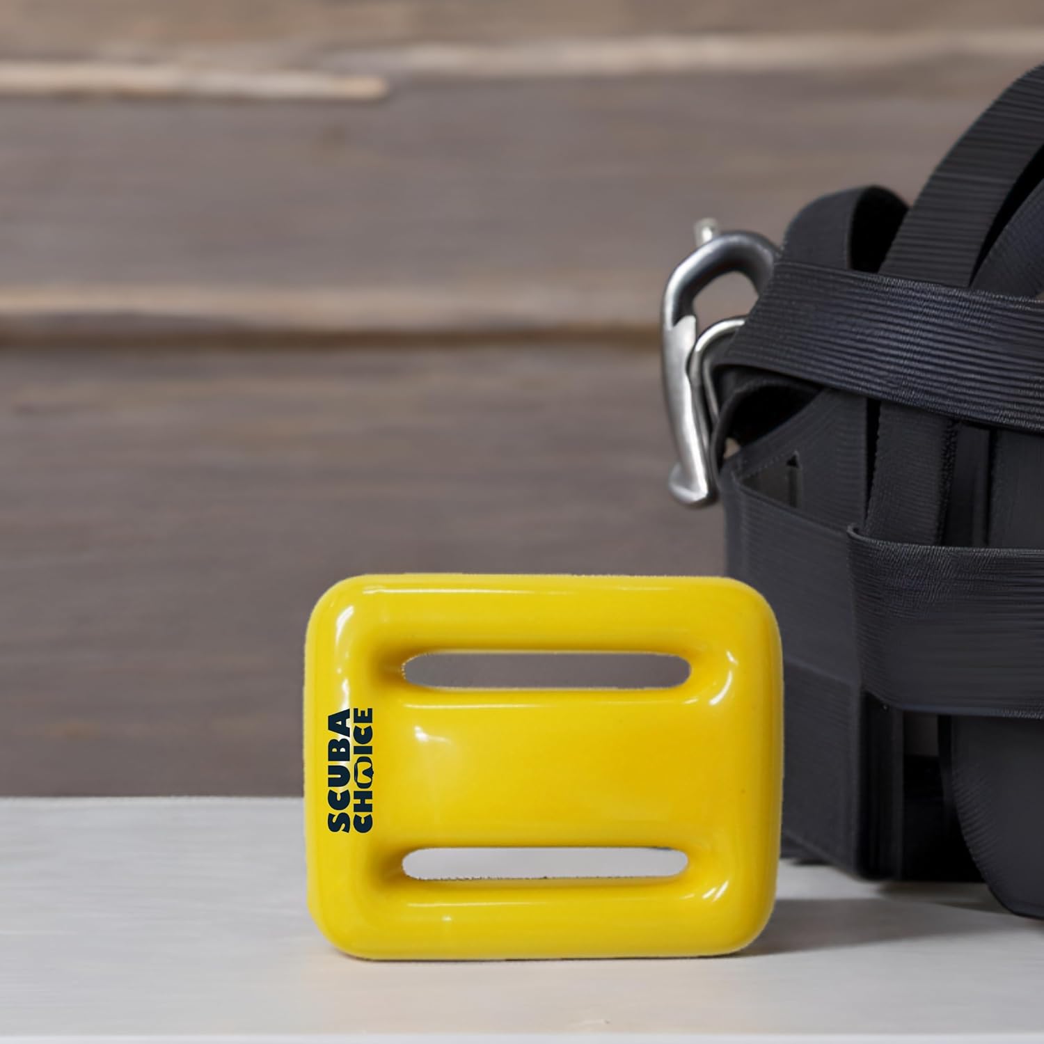 Scuba Choice Yellow Vinyl Coated Lead Dive Weights