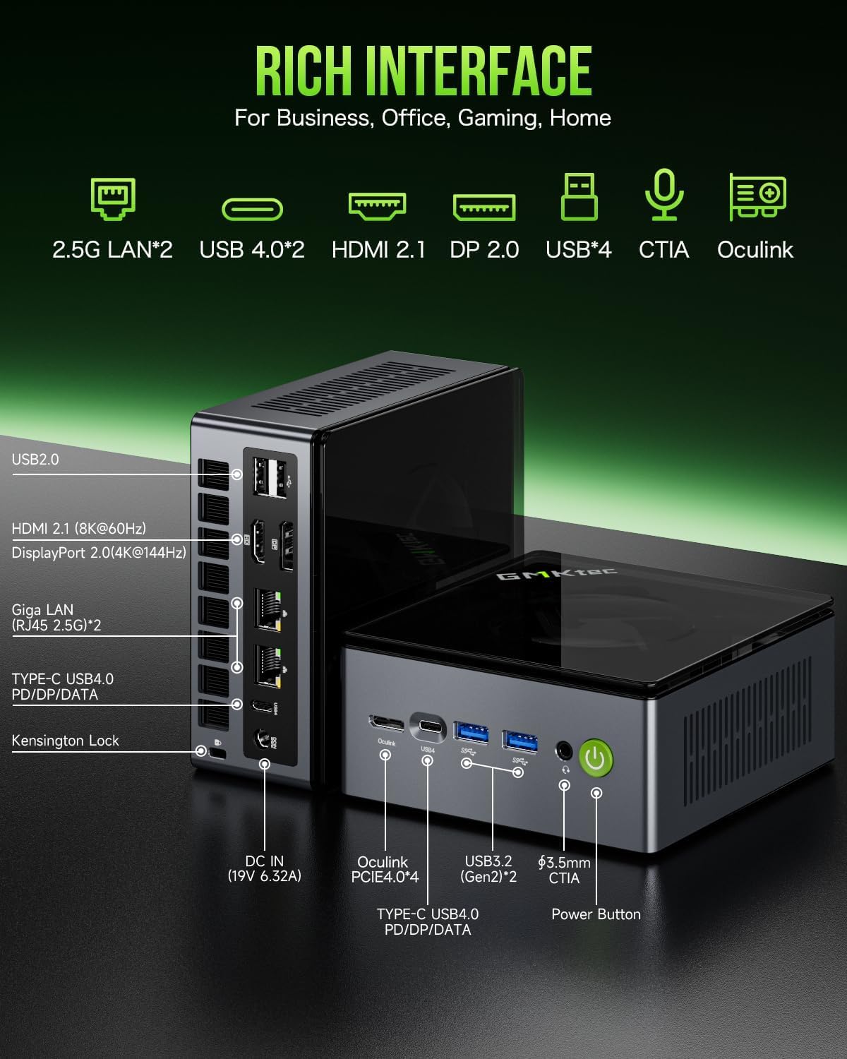 GMKtec M7 Pro Mini PC Ryzen 9 6950H